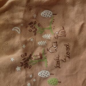 6 Pieces Gerber Kids Shirt with Animal Print - Brown and Green